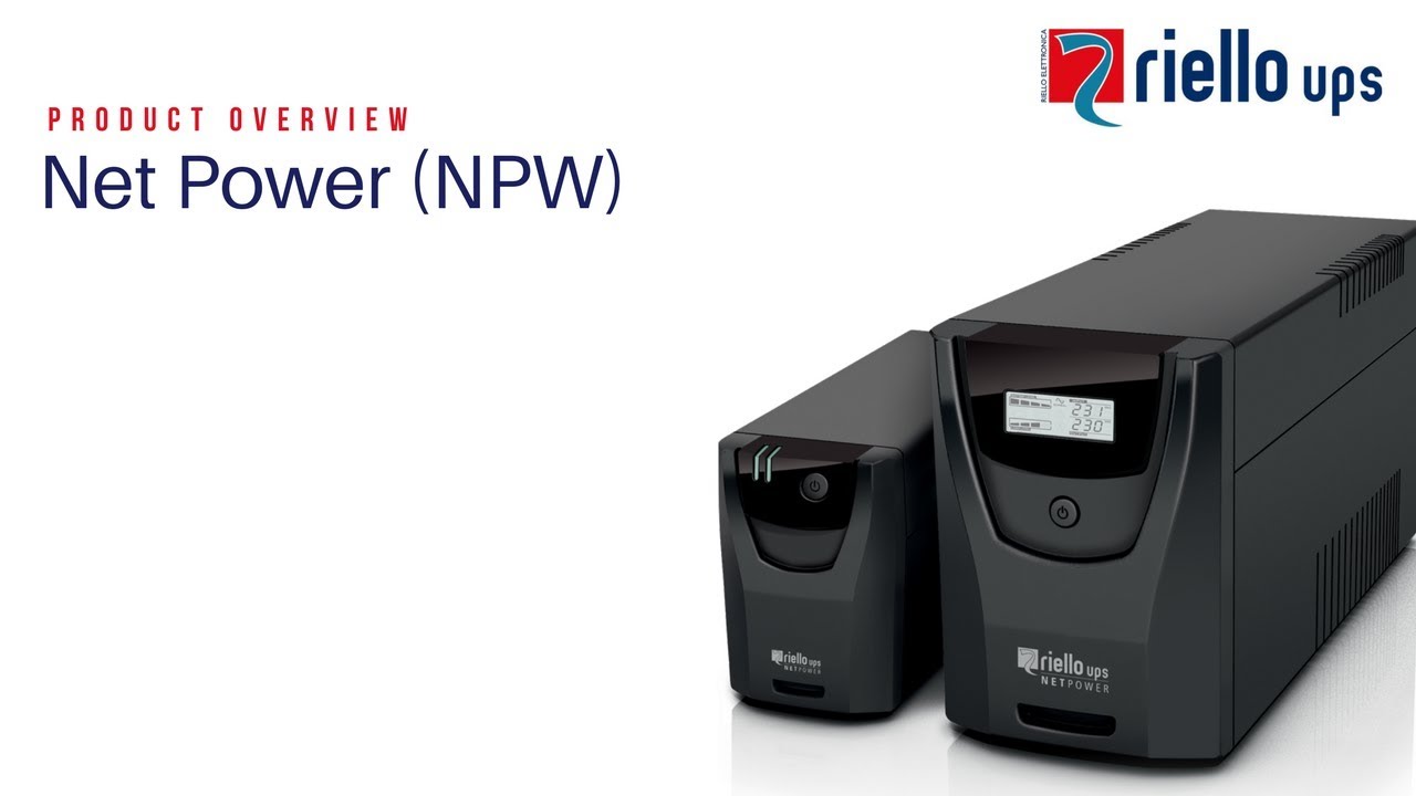 Riello UPS NetPower (NPW) - Product Overview