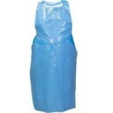 Disposable apron, 70 x 115 cm blue 