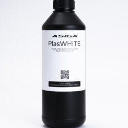 Asiga PlasWHITE, wit ABS achtige print resin voor DLP/SLA printers